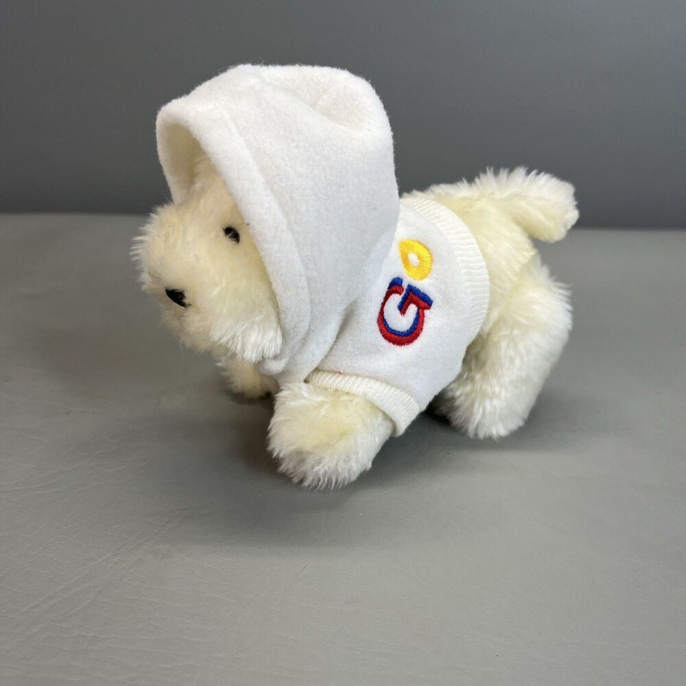 Lulu Vanderbear NABCO Dog With Hoodie Go Pups Plush Toy 90s Vintage